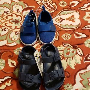 2 new pairs toddler shoes
